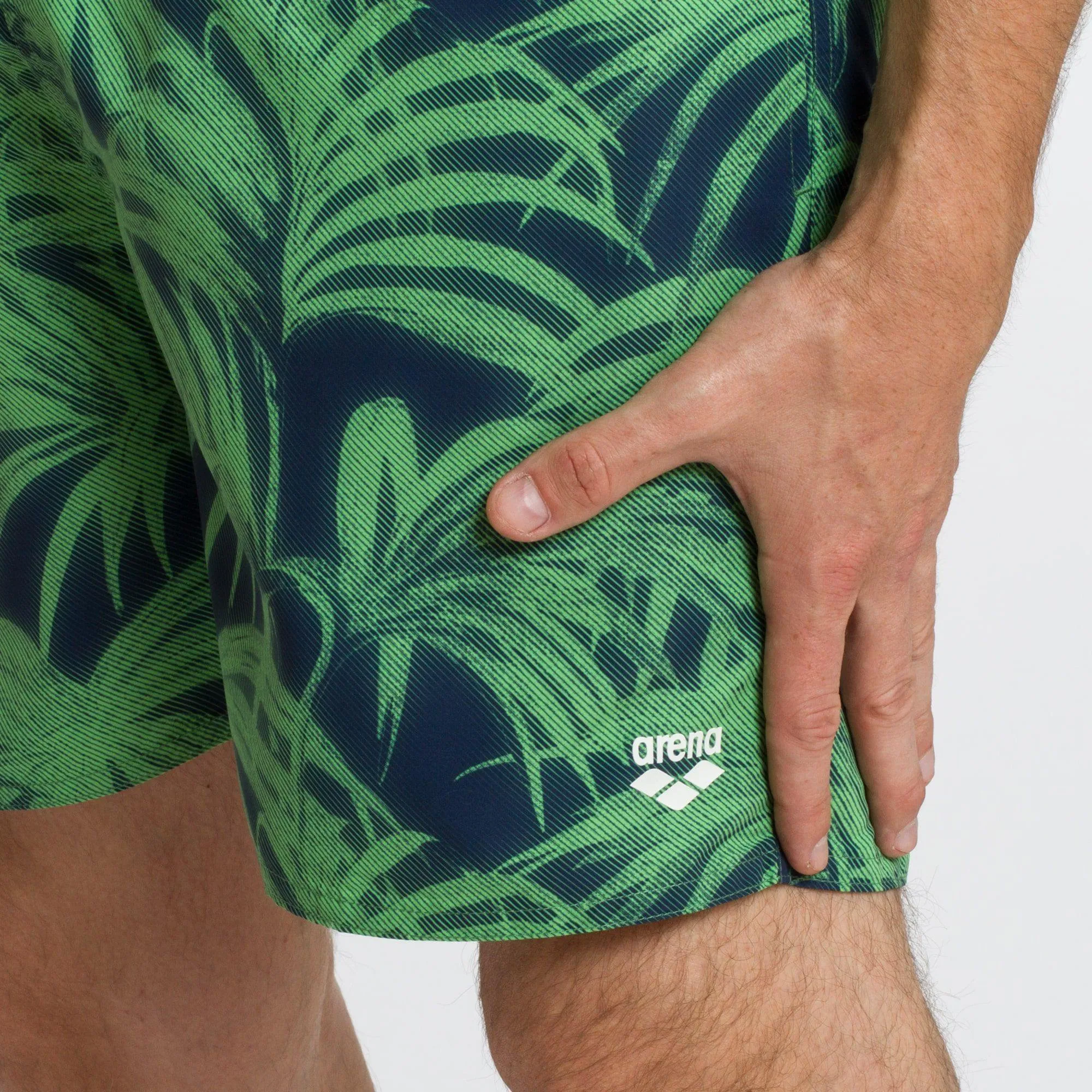 MEN'S BAHAMAS BOXER SWIM SHORTS