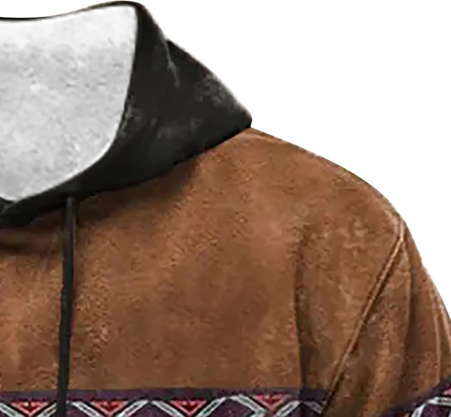 Mens Hoodies Pullover Vintage Long Sleeve Hoodie Half Zipper Hooded Sweatshirt Top Workwear Multi Pocket Men Hoodie