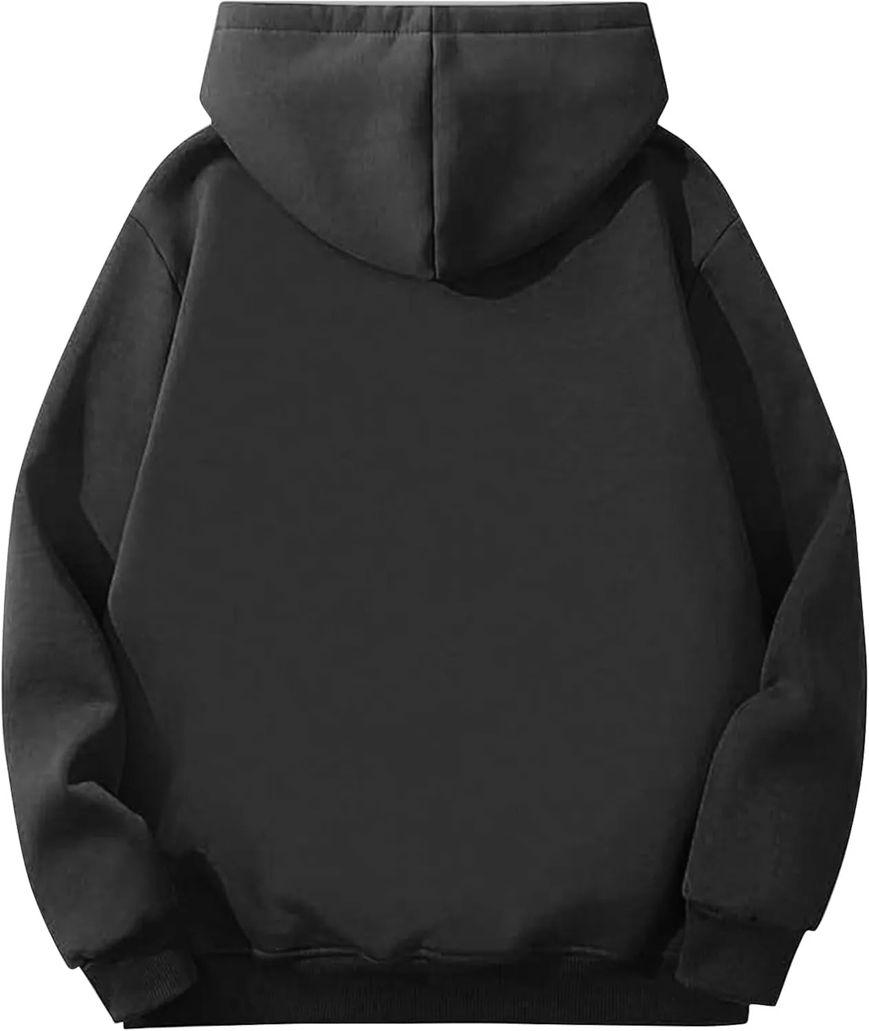 Mens Sherpa Fleece Lined Hoodie Winter Warm Heavyweight Thick Hooded Sweatshirts Kangaroo Pocket Hoodies S-3XL