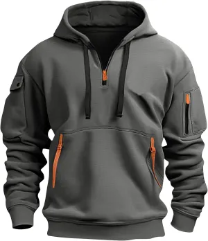 Men's Sweatshirts Long Sleeve Lightweight Drawstring Pullover Soft Comfy Outdoor Hoodies