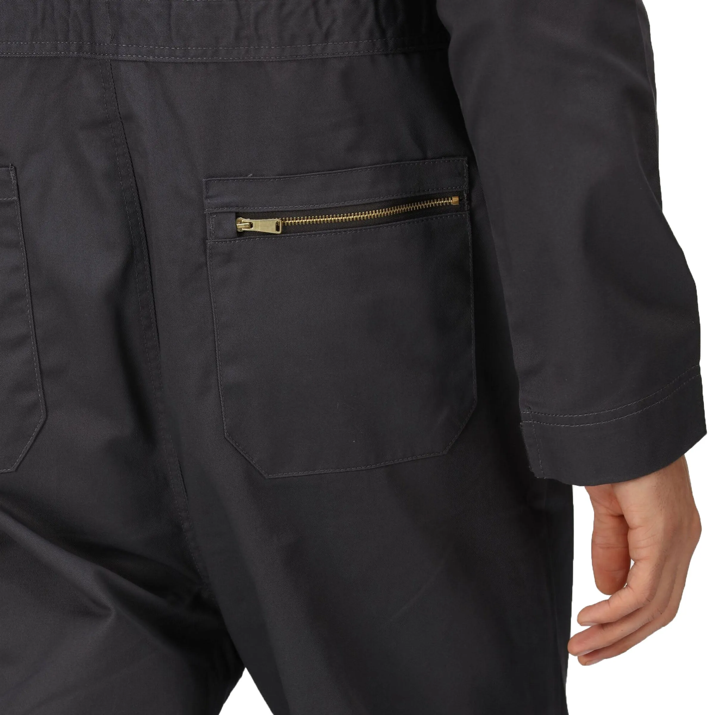 Mens TRJ513R Zip Fasten Durable Workwear Coveralls