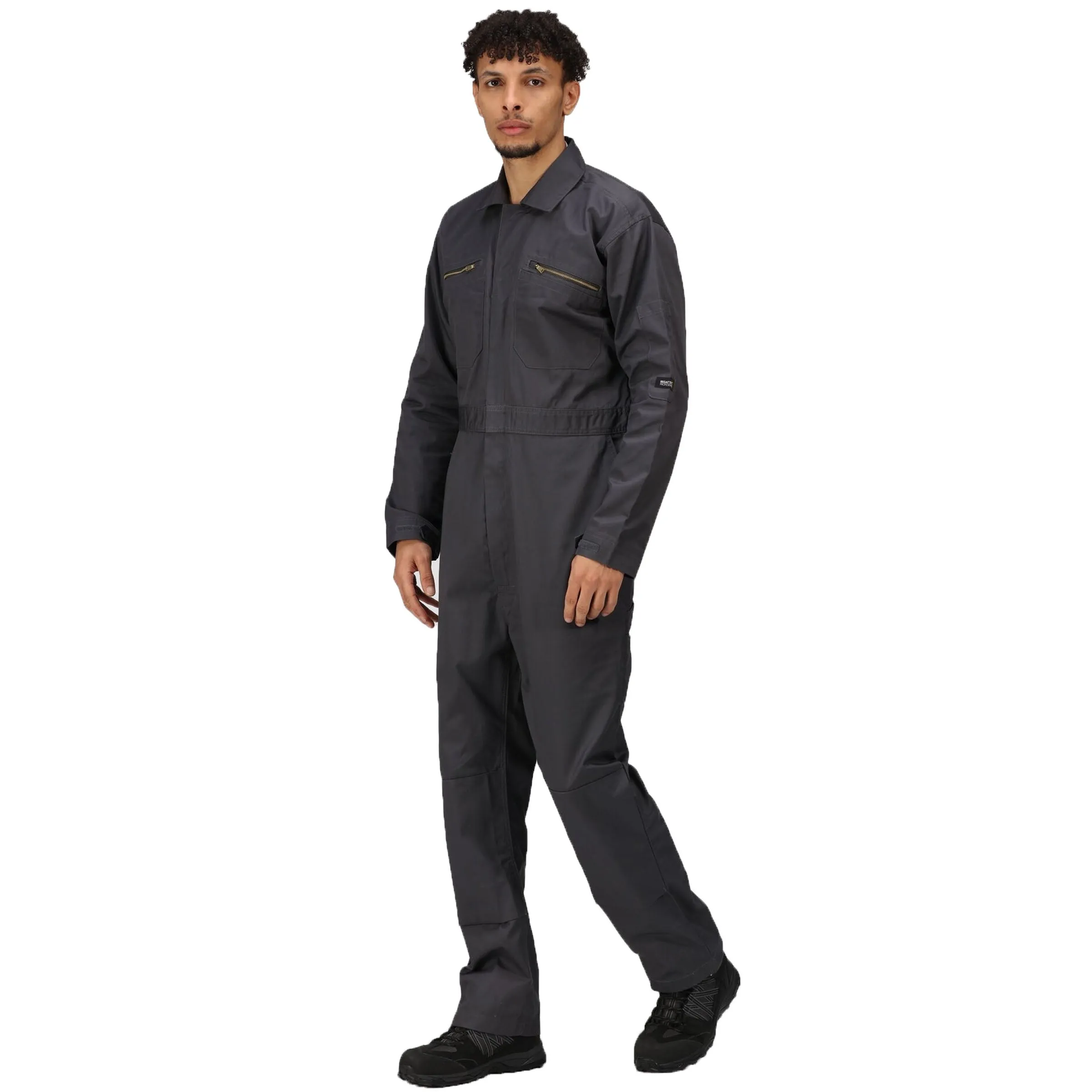 Mens TRJ513R Zip Fasten Durable Workwear Coveralls