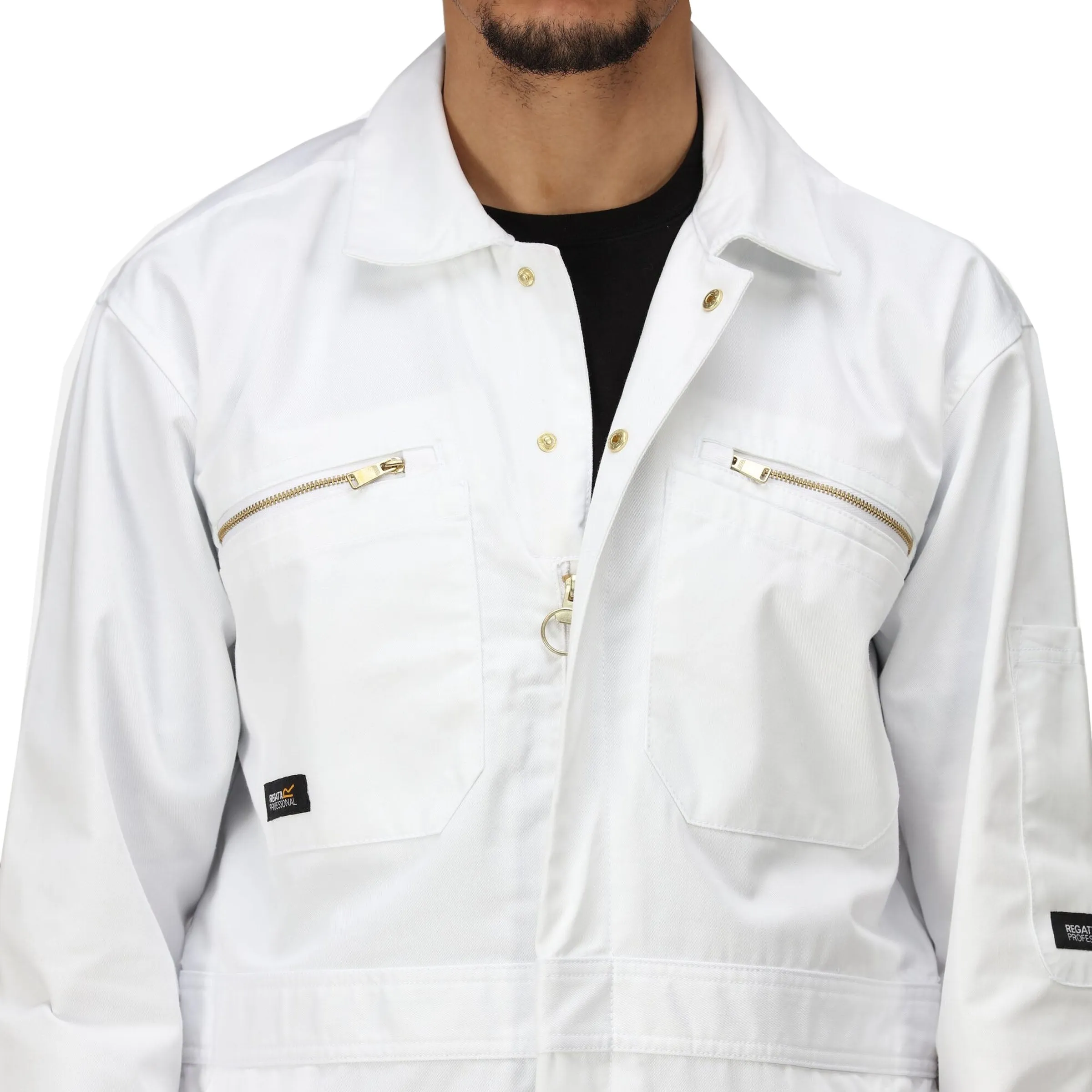 Mens TRJ513R Zip Fasten Durable Workwear Coveralls