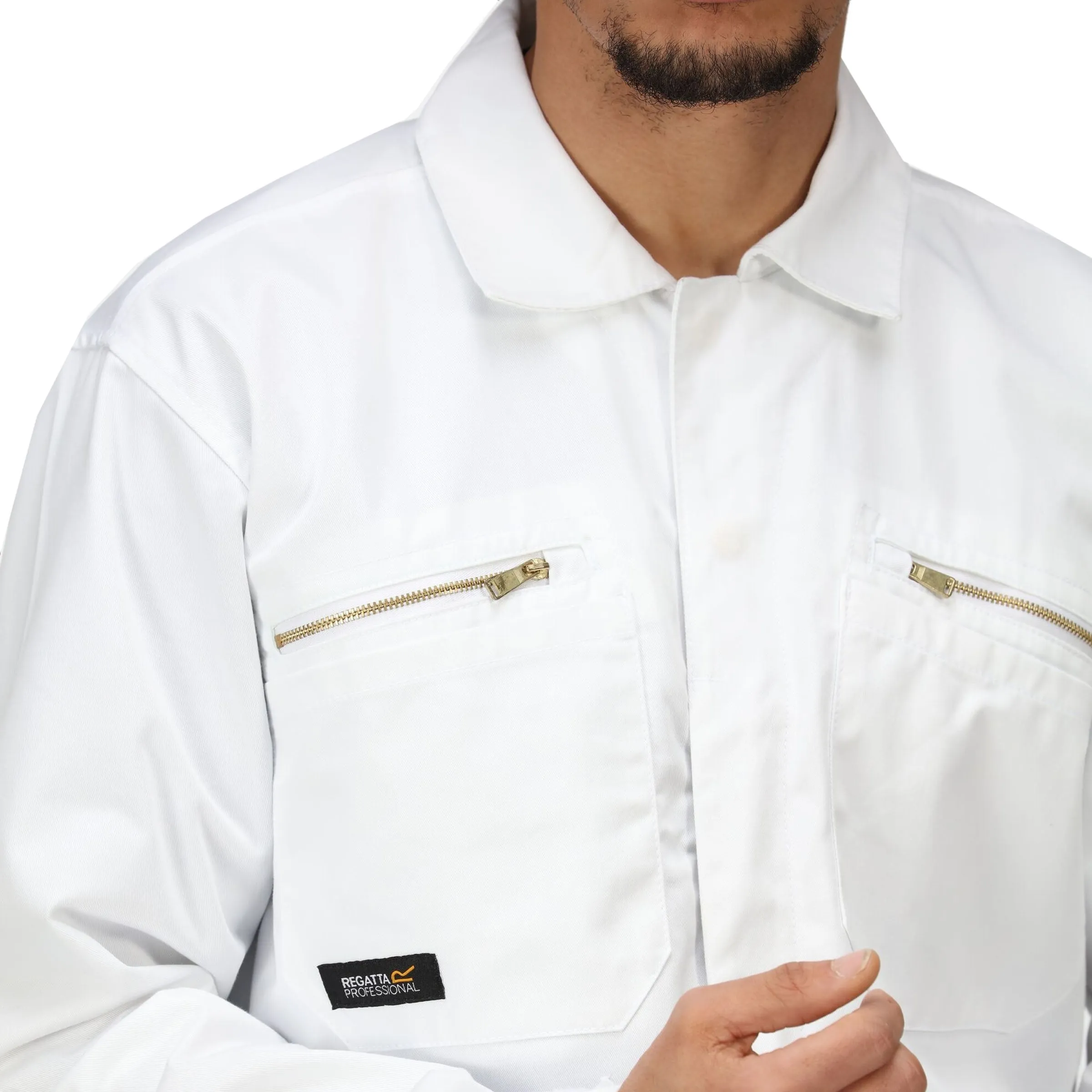 Mens TRJ513R Zip Fasten Durable Workwear Coveralls