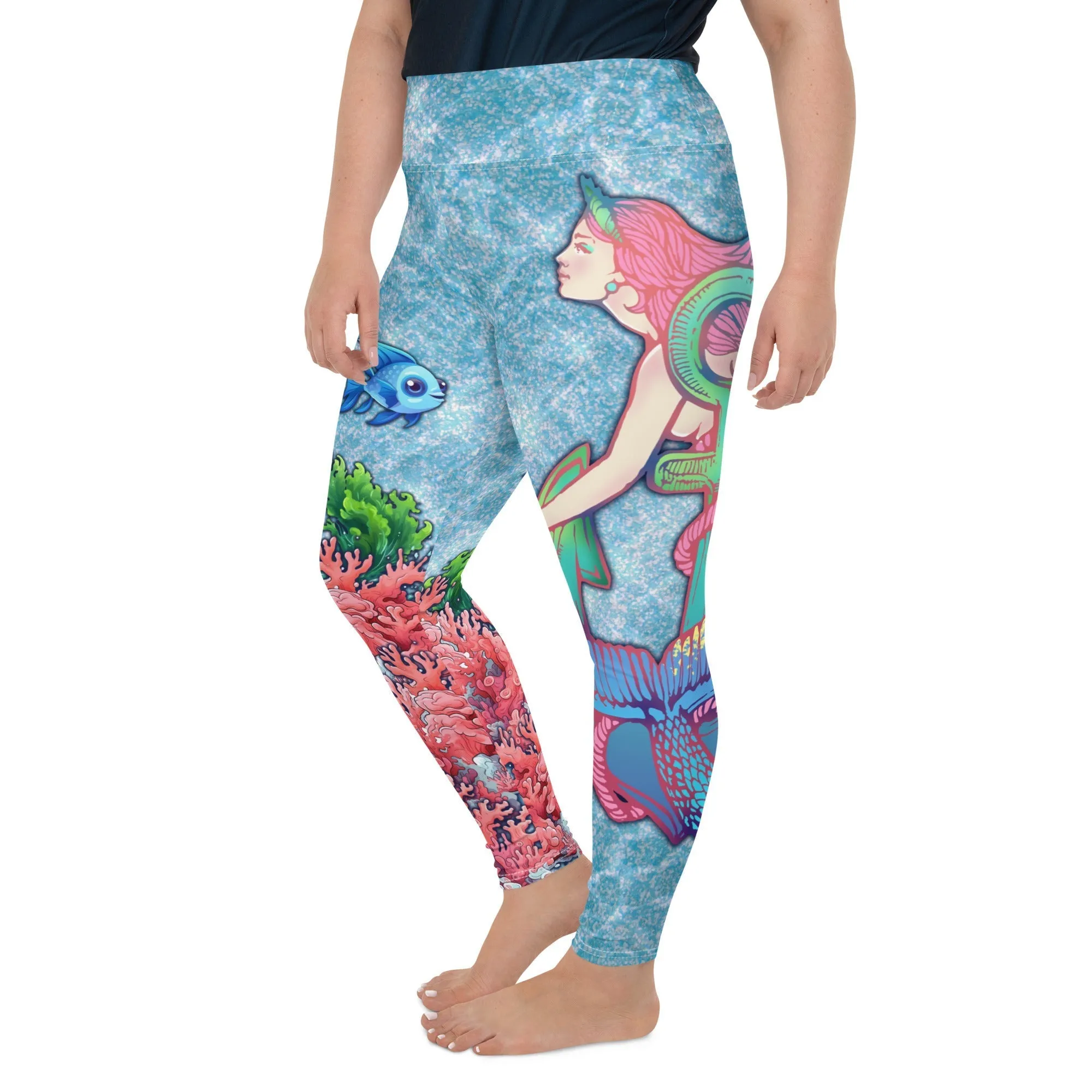 Mermaid Plus Size Leggings