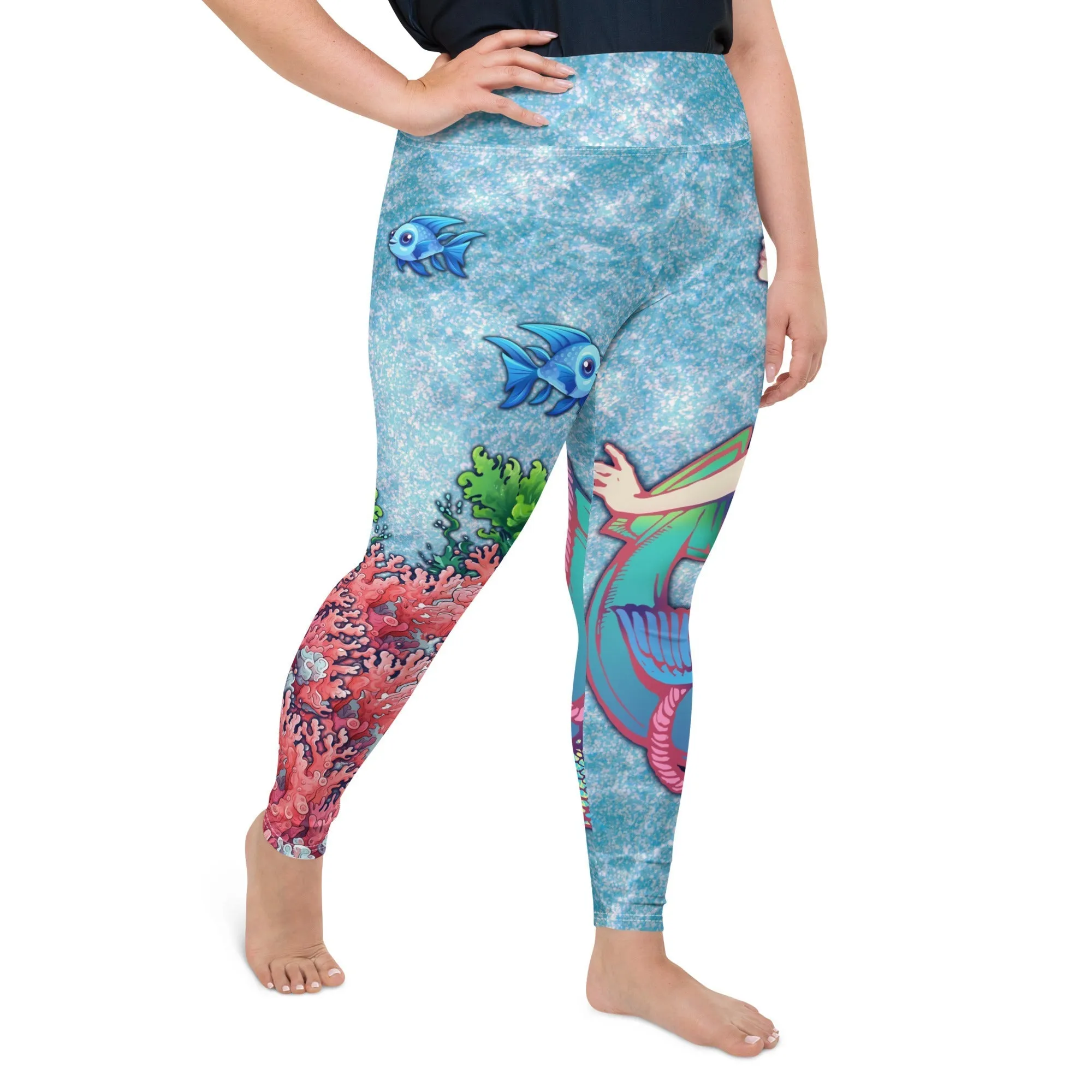 Mermaid Plus Size Leggings