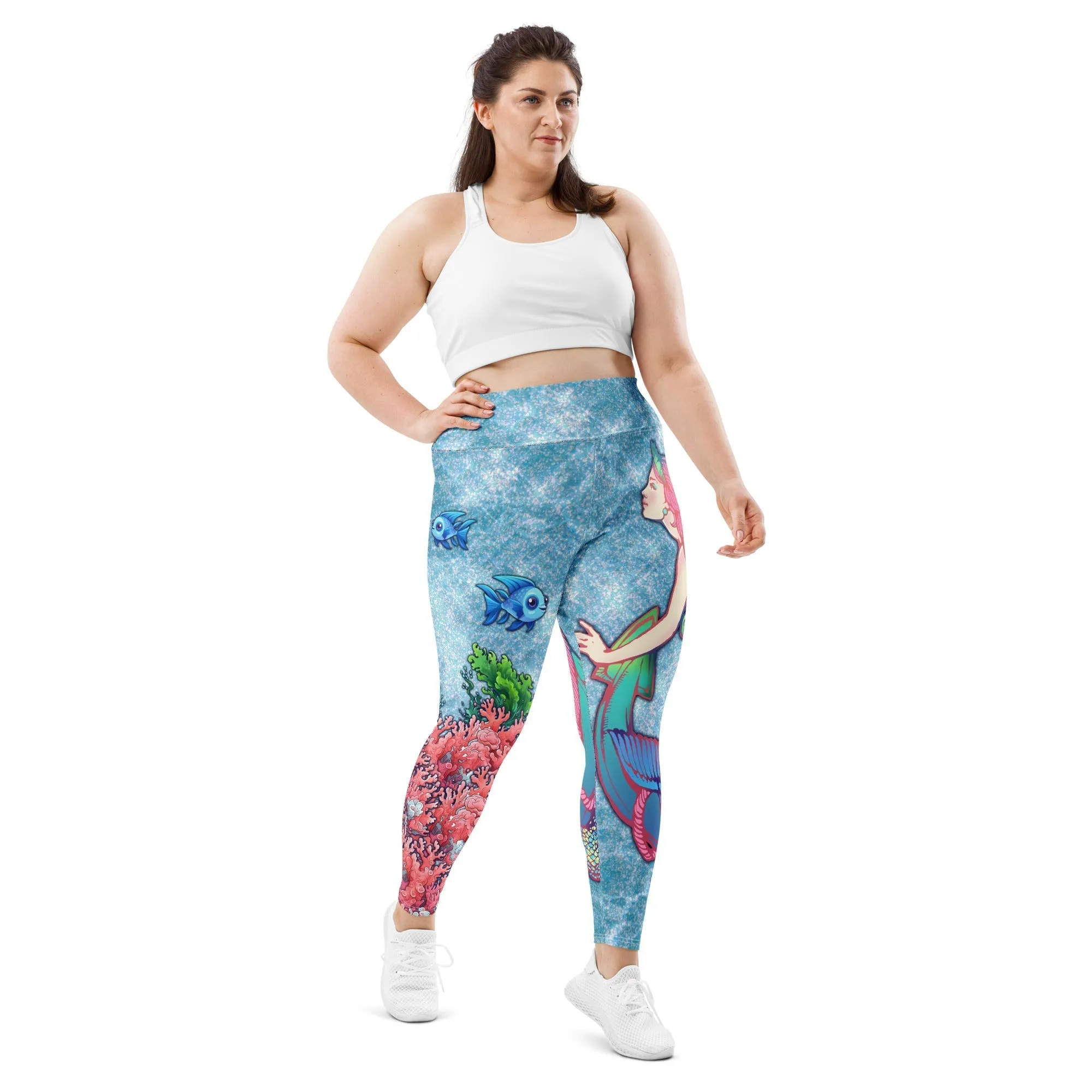 Mermaid Plus Size Leggings