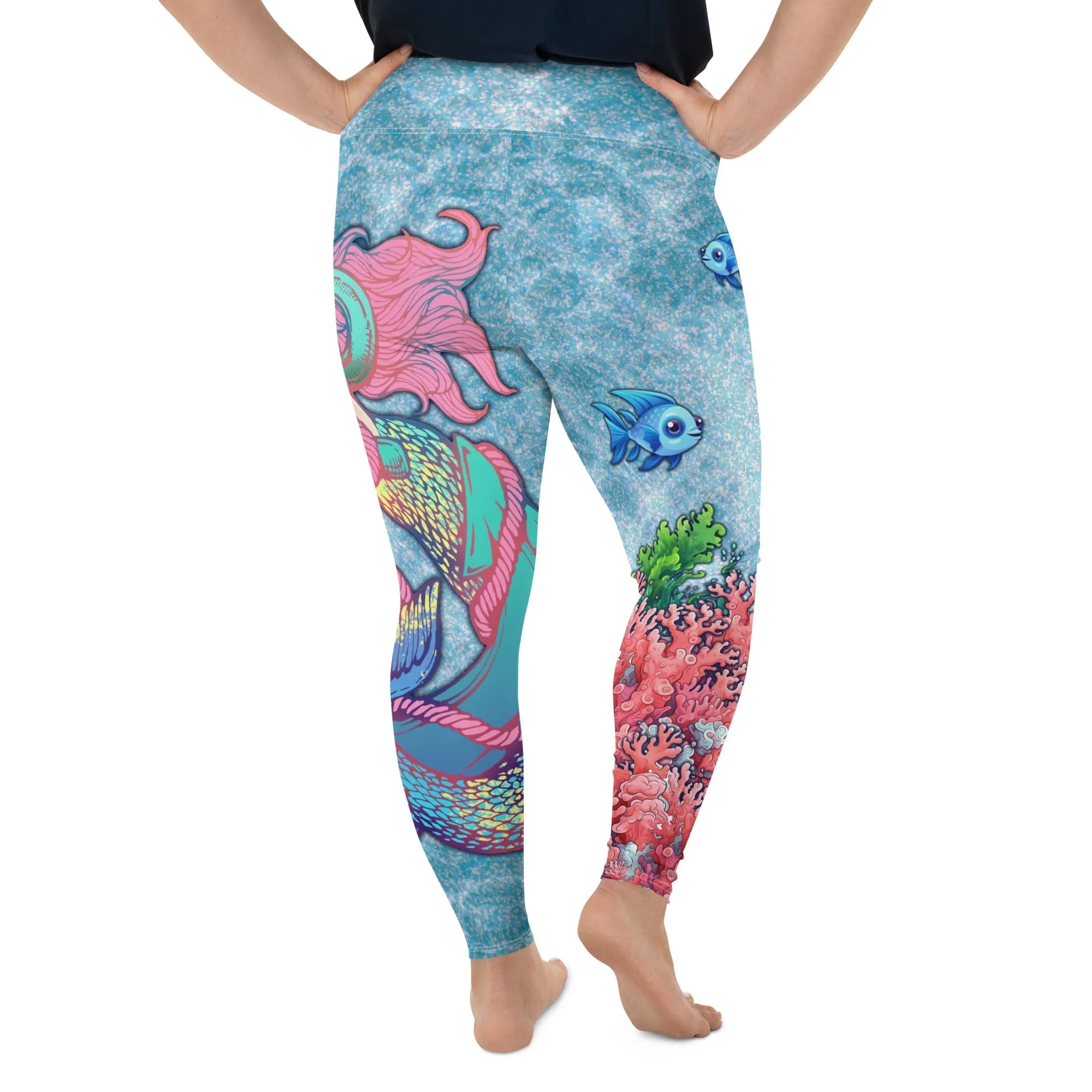 Mermaid Plus Size Leggings