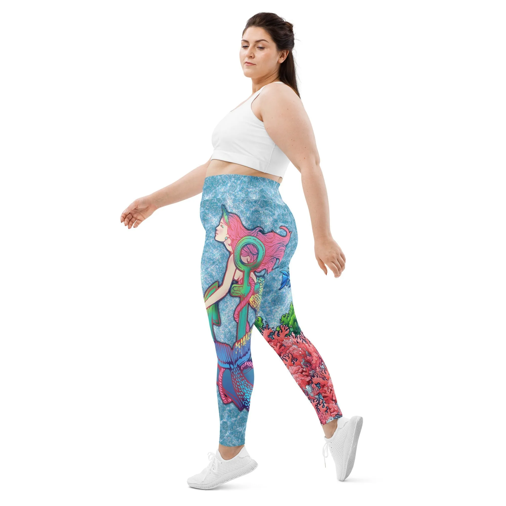 Mermaid Plus Size Leggings
