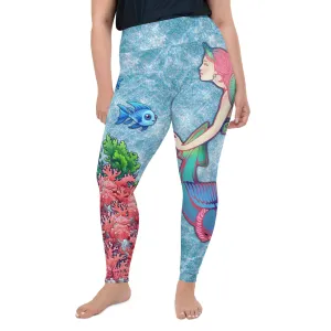 Mermaid Plus Size Leggings
