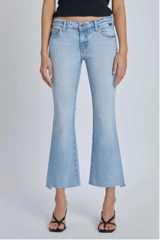 Mid Rise Crop Flare – Effortless Style Meets Comfort