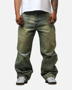 MNML Ultra Baggy Mojave Denim Jeans Vintage Blue