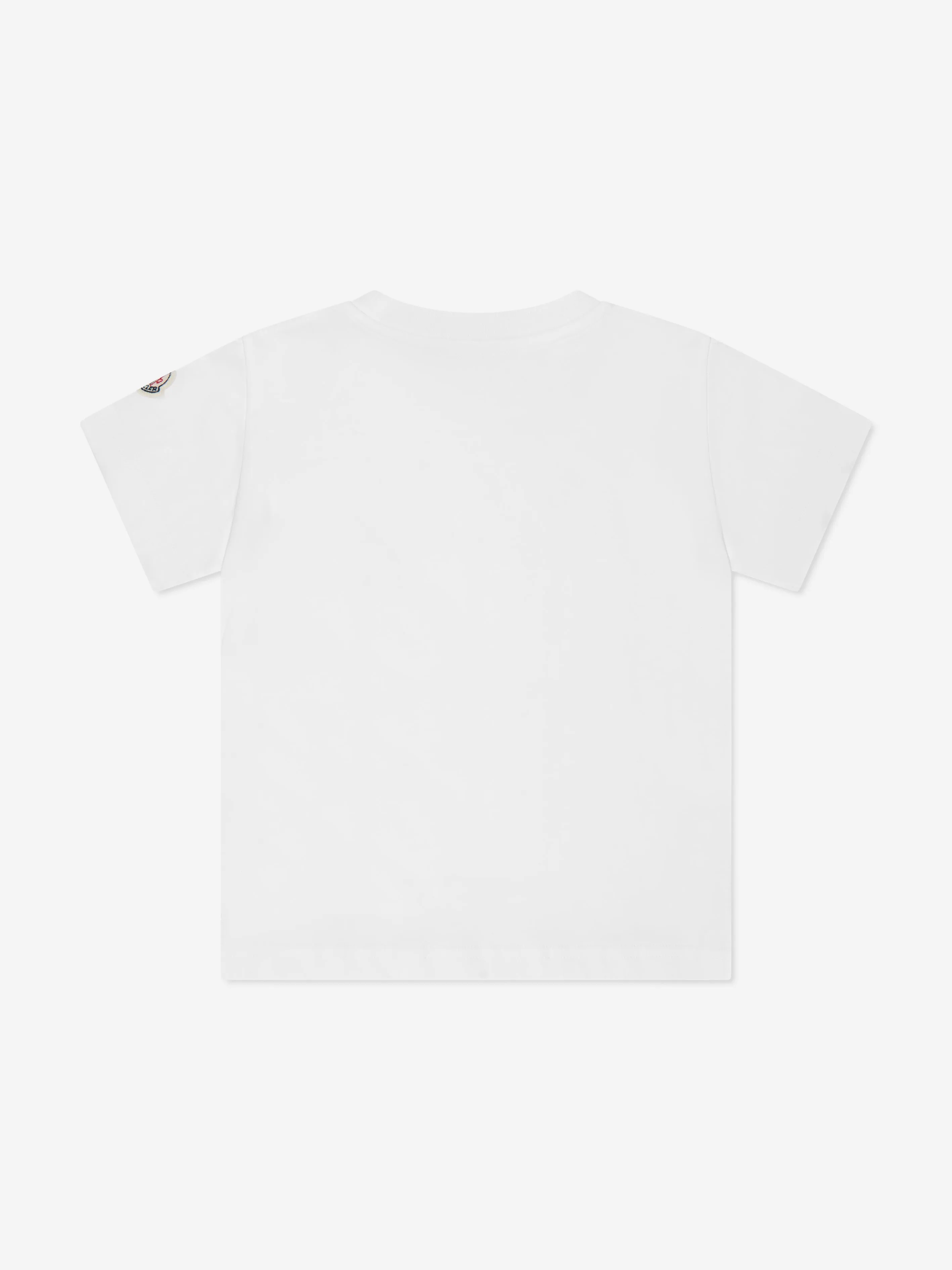 Moncler Enfant Boys Cotton T-Shirt in White