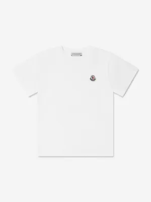 Moncler Enfant Kids Logo T-Shirt in White
