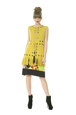 Multi Grommet Fringe Vest