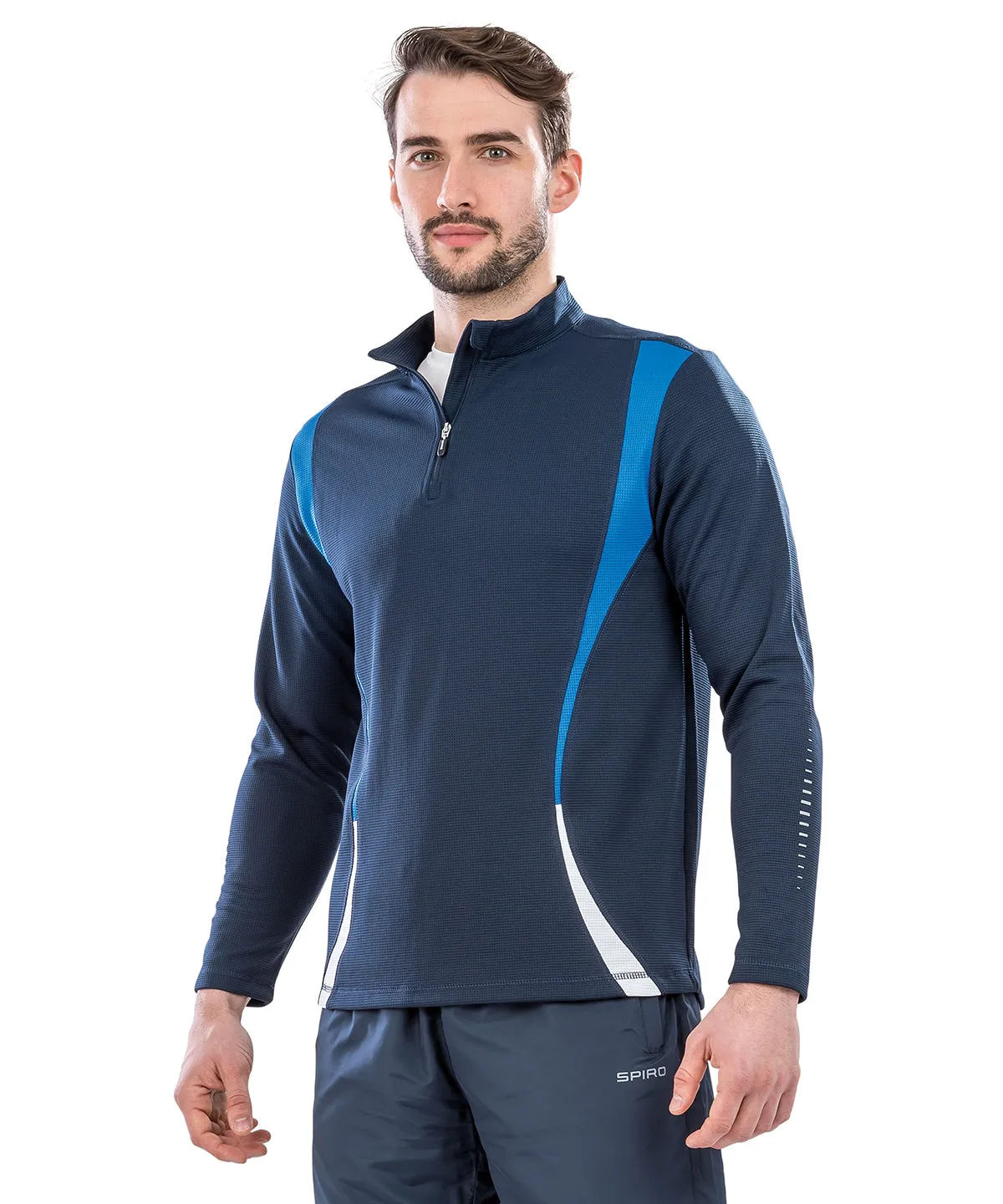 Navy/Royal/White - Spiro trial training top