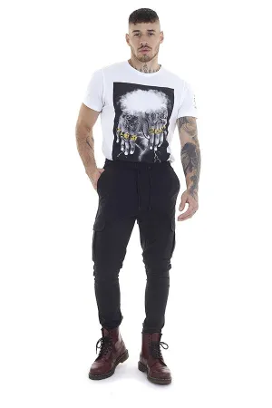 NYLON TASLAN CARGO STYLE PANTS