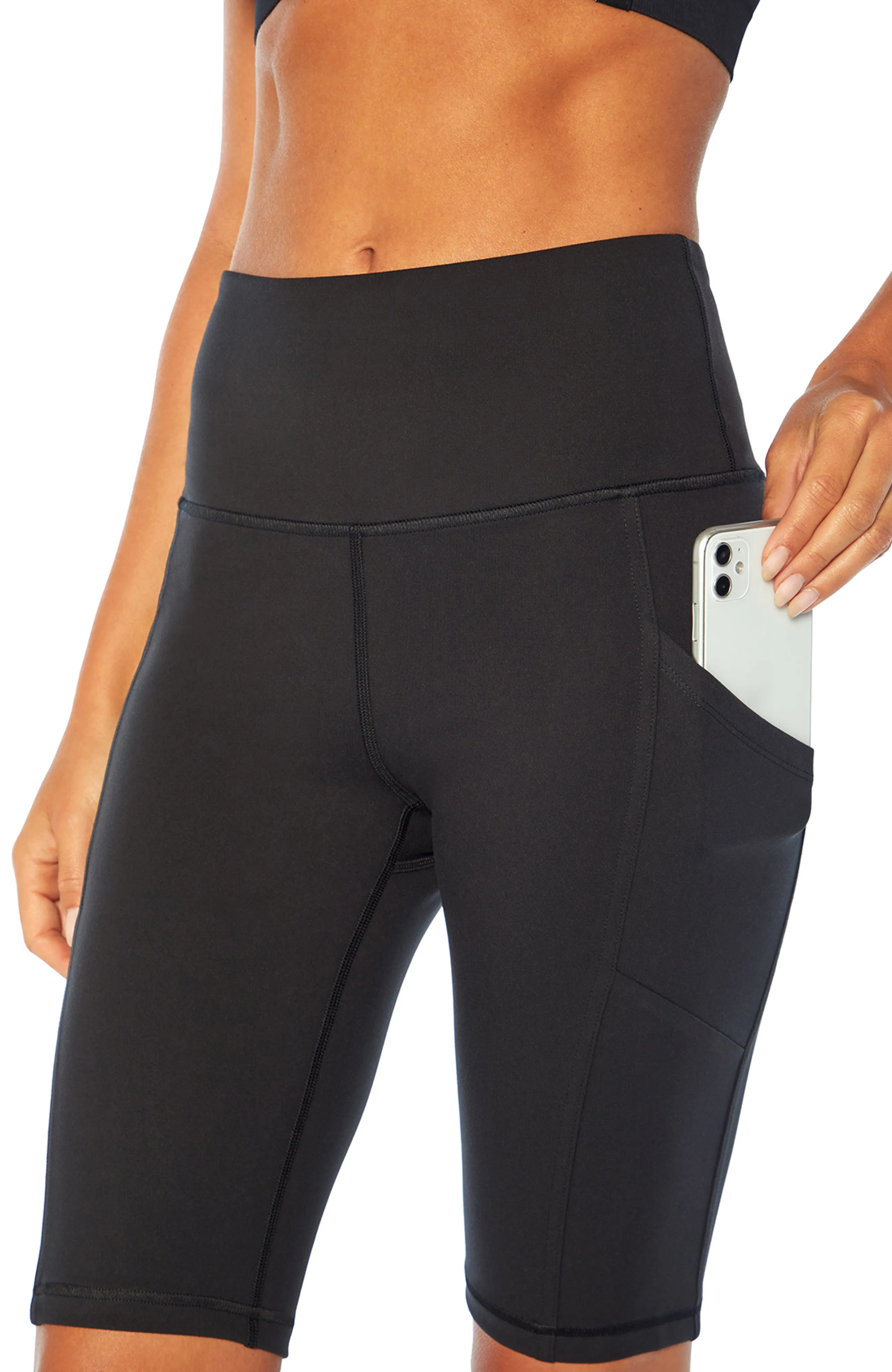 Olivia Side Pocket Tummy Control Bermuda Shorts