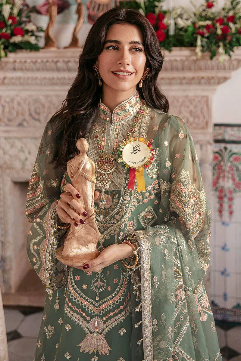 Organza Dress Pakistani in Kameez Trouser Dupatta Style