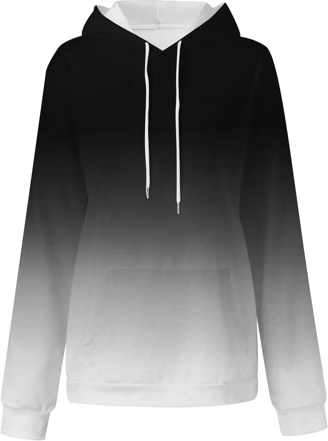 Oversized Hoodies for Women 2023 Fashion Fall Fleece Sweatshirts Tie Dye Long Sleeve Drawstring Hooded Pullover