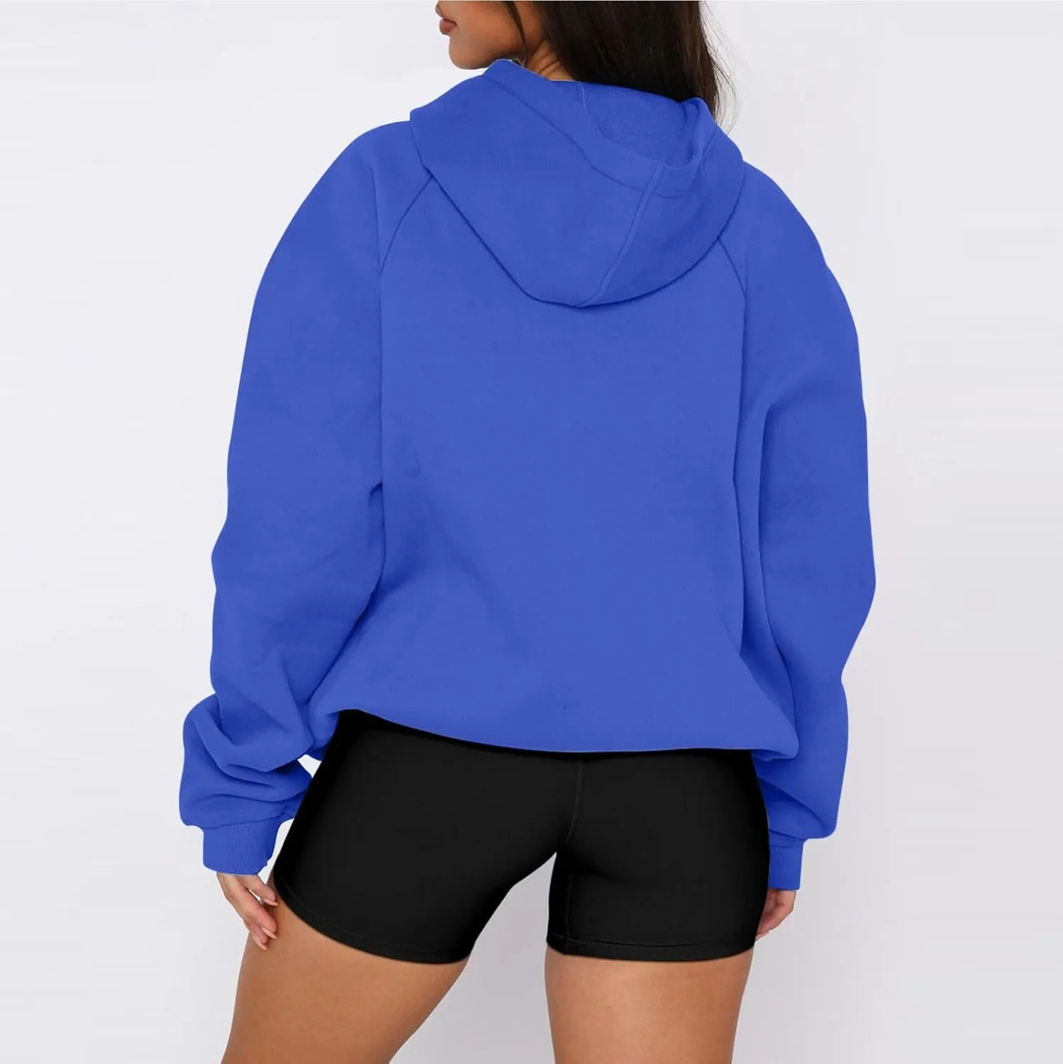 Oversized Hoodies for Women Soft Lightweight Fleece Hooded Sweatshirt Trendy Drop Shoulder Loose Pullover Sweater