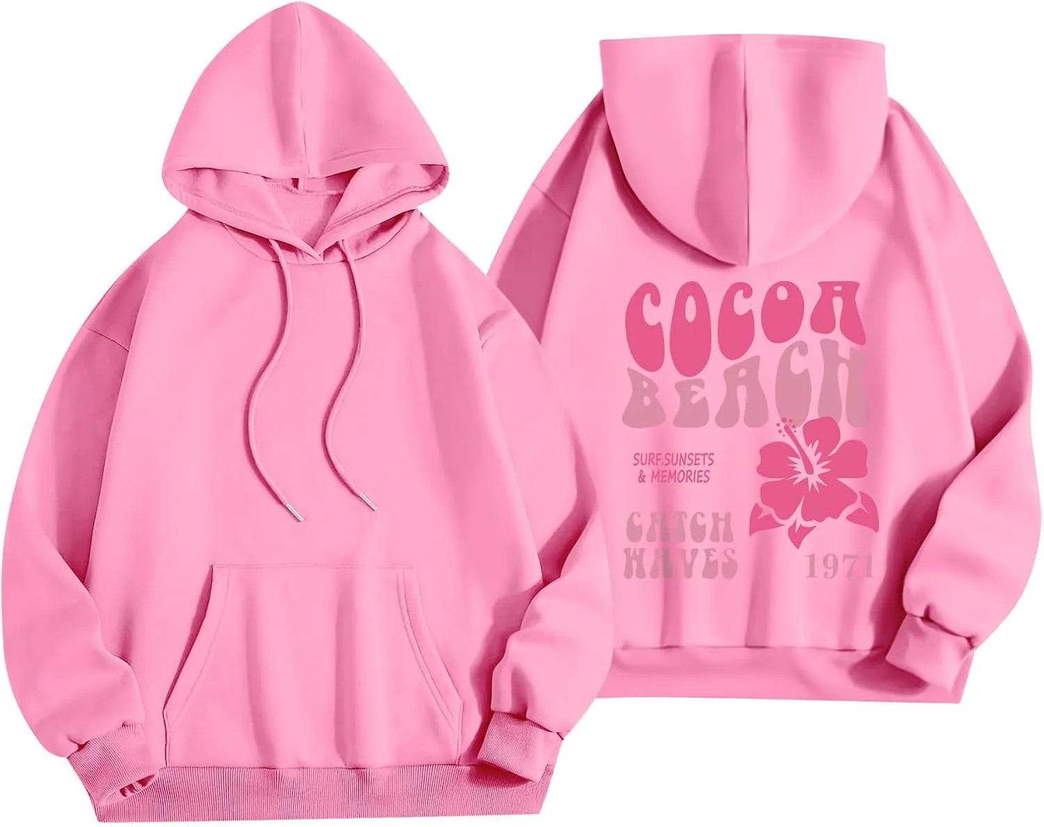 Oversized Sweatshirt For Women,Womens Trendy Letter Print Hoodies Casual Long Sleeve Hoodies With Pockets