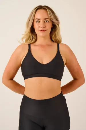 Performance Bralette Crop - Black