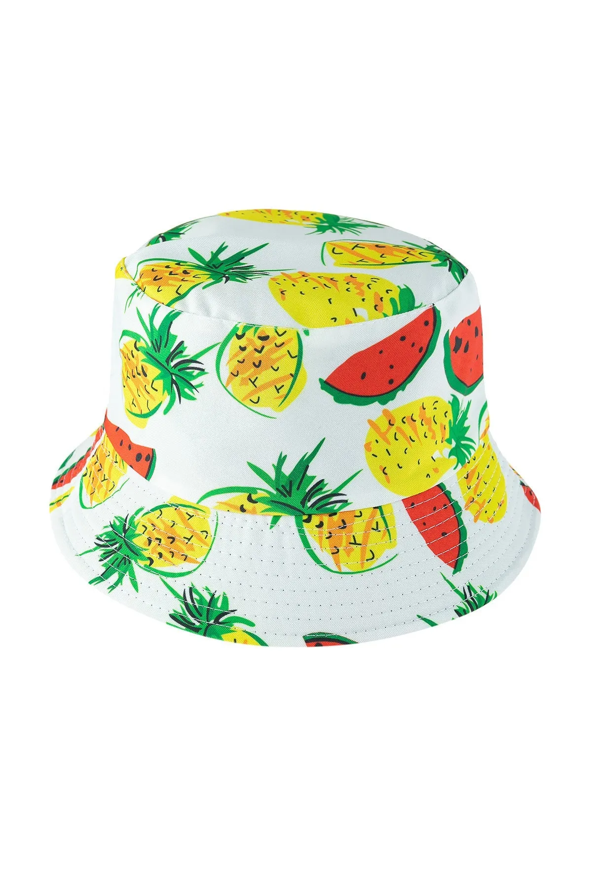 PRINT DOUBLE-SIDE-WEAR REVERSIBLE BUCKET HAT/6PCS