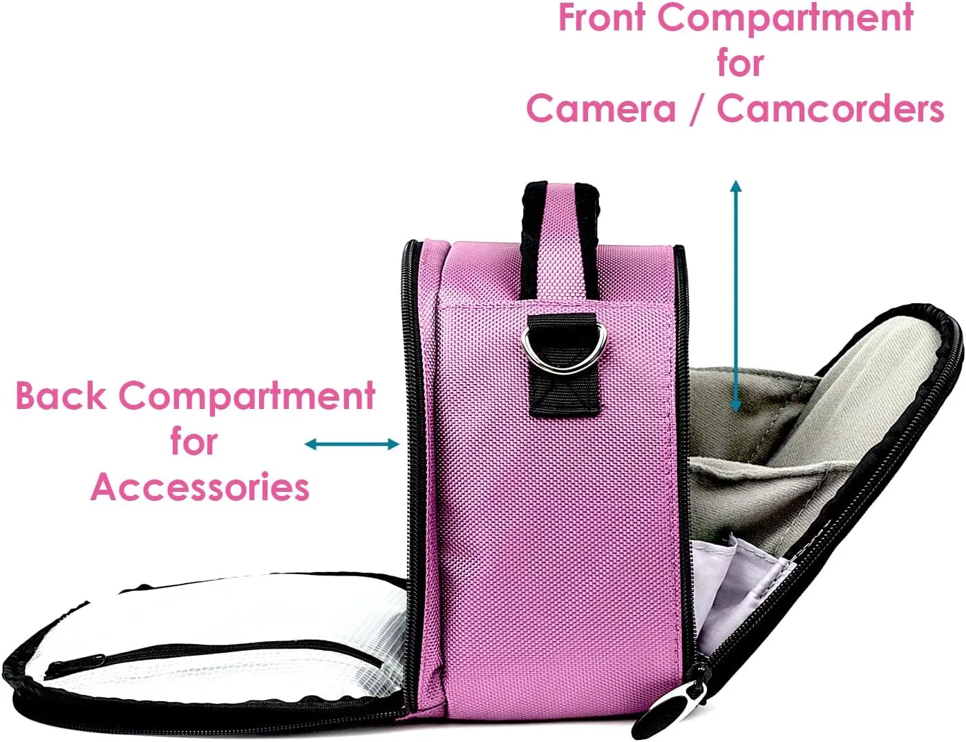Protective Camera Bag All-Weather Cover for Canon EOS R5, Nikon Z7 II, Sony Alpha A9 II, High-End DSLR/Mirrorless Cameras, Adjustable Shoulder Strap, Well Padded Bag