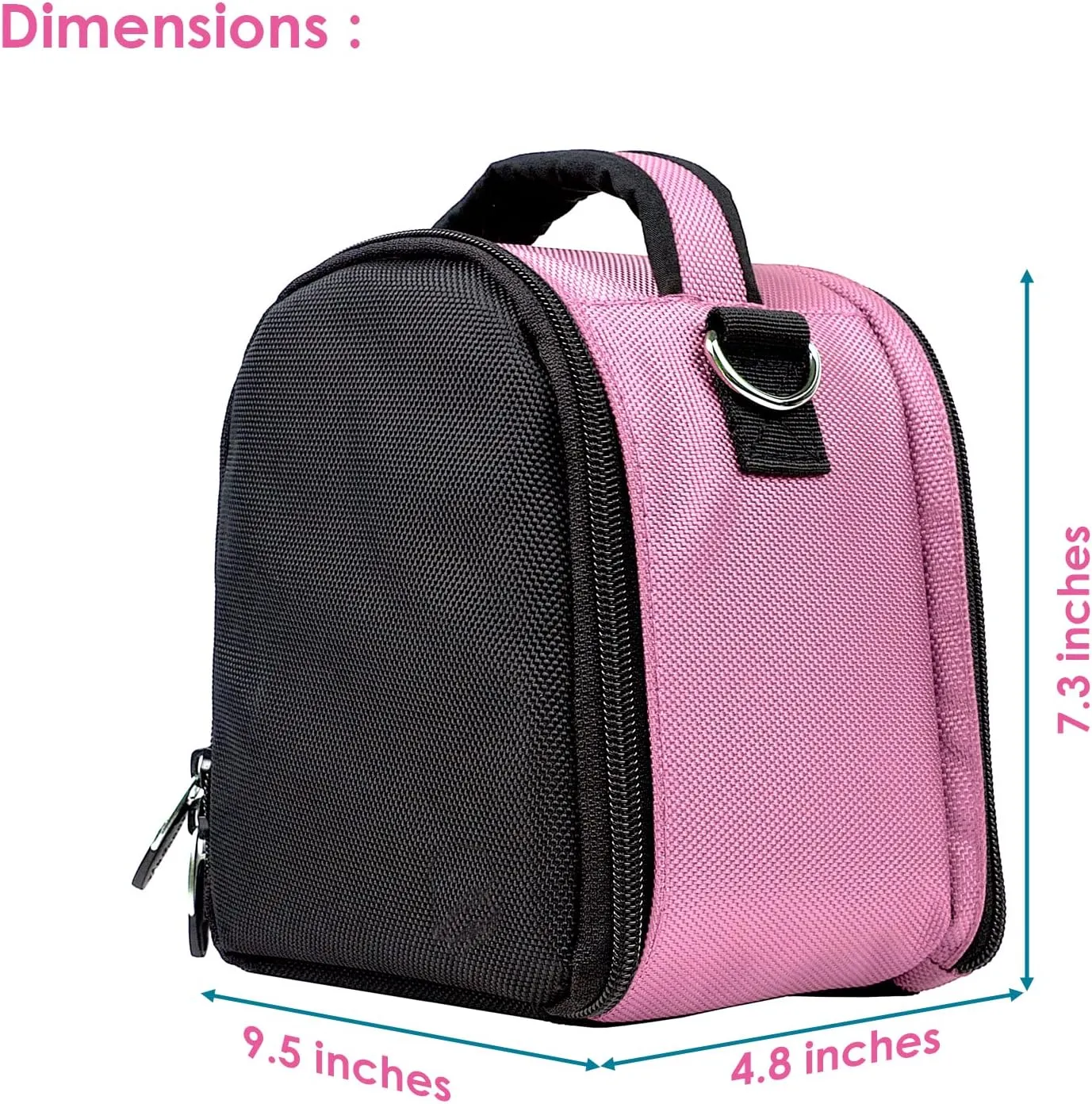 Protective Camera Bag All-Weather Cover for Canon EOS R5, Nikon Z7 II, Sony Alpha A9 II, High-End DSLR/Mirrorless Cameras, Adjustable Shoulder Strap, Well Padded Bag