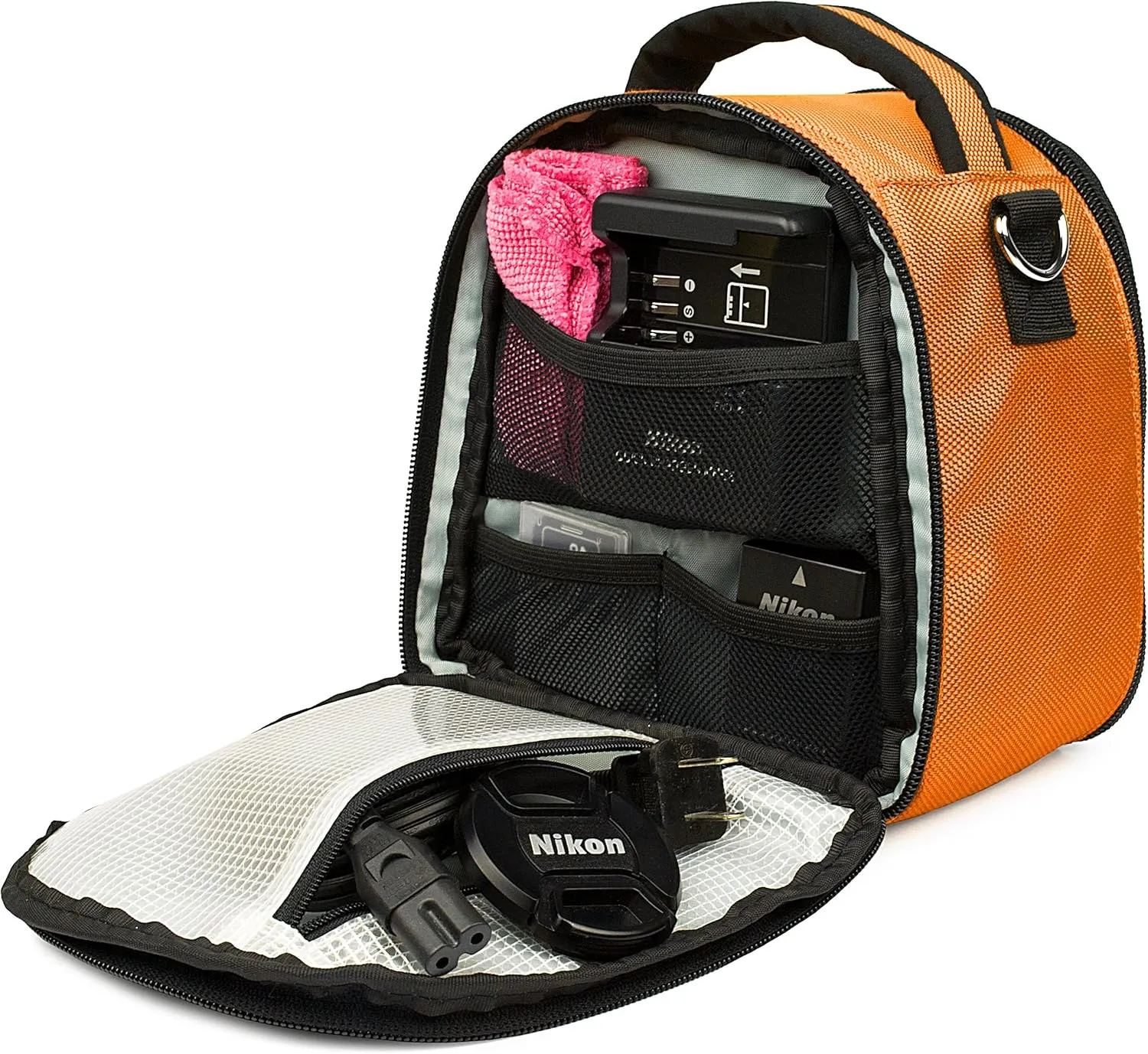 Protective Camera Bag All-Weather Cover for Canon EOS R5, Nikon Z7 II, Sony Alpha A9 II, High-End DSLR/Mirrorless Cameras, Adjustable Shoulder Strap, Well Padded Bag