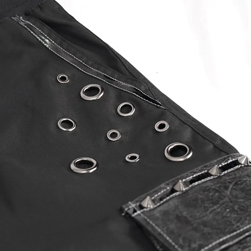 PT186 Darkness functional style skinny men's trousers