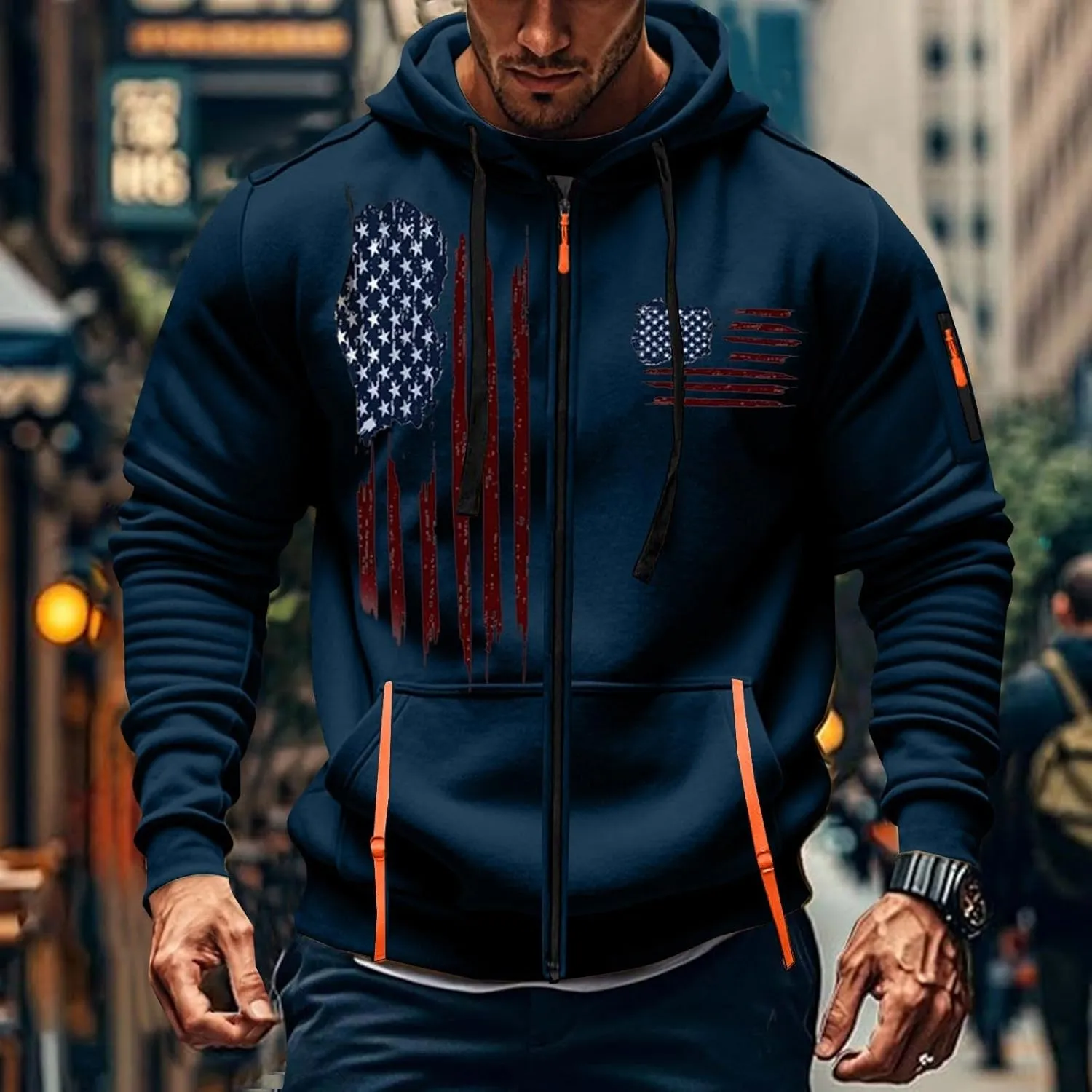 Quarter-Zip Fleece Sweatshirt Zipper Long Sleeved Hoodie Men Sweatshirt Sweatshirts Men Mens Hoodie Men Hoodies Mens