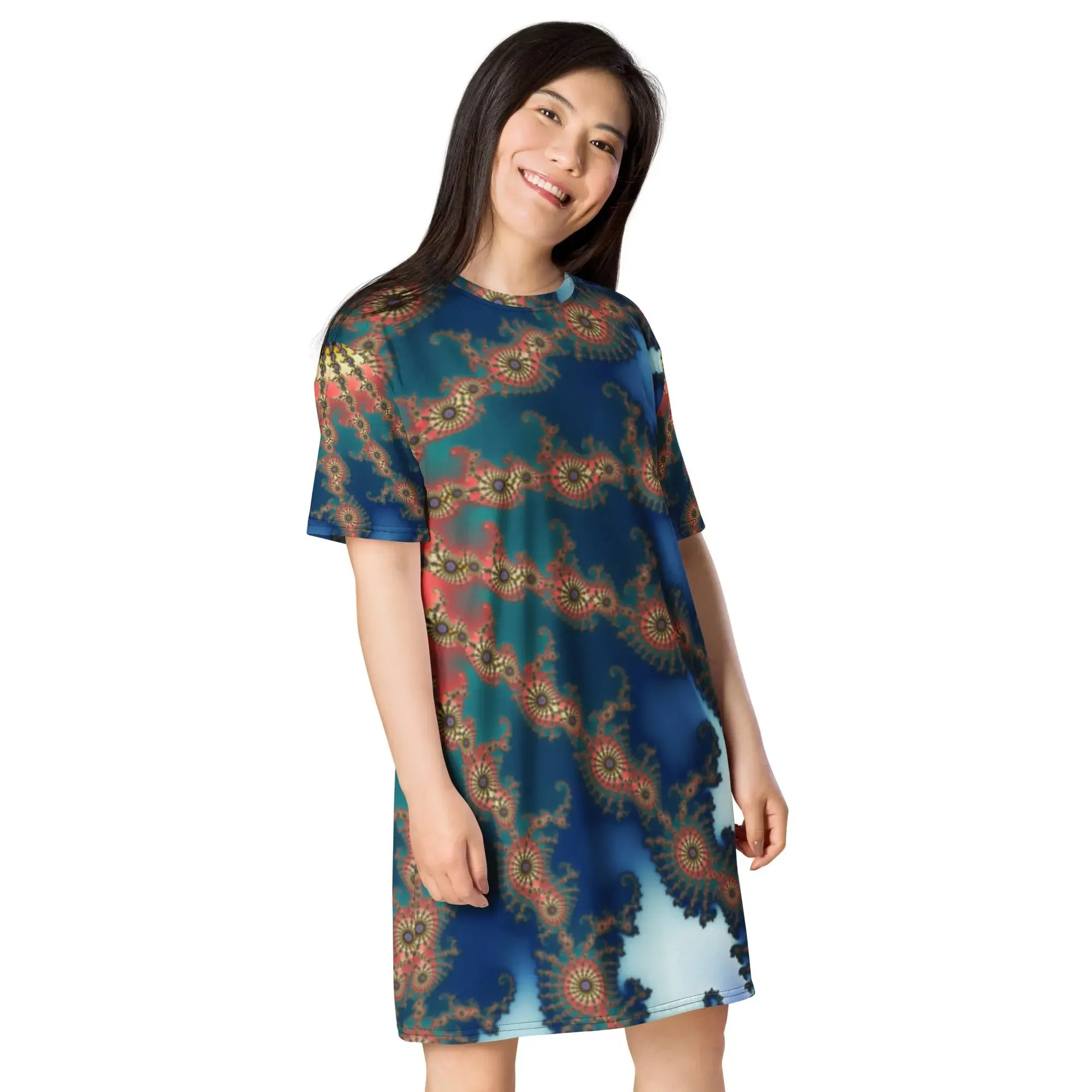 "Blissful Flare" Collection - T-Shirt Dress