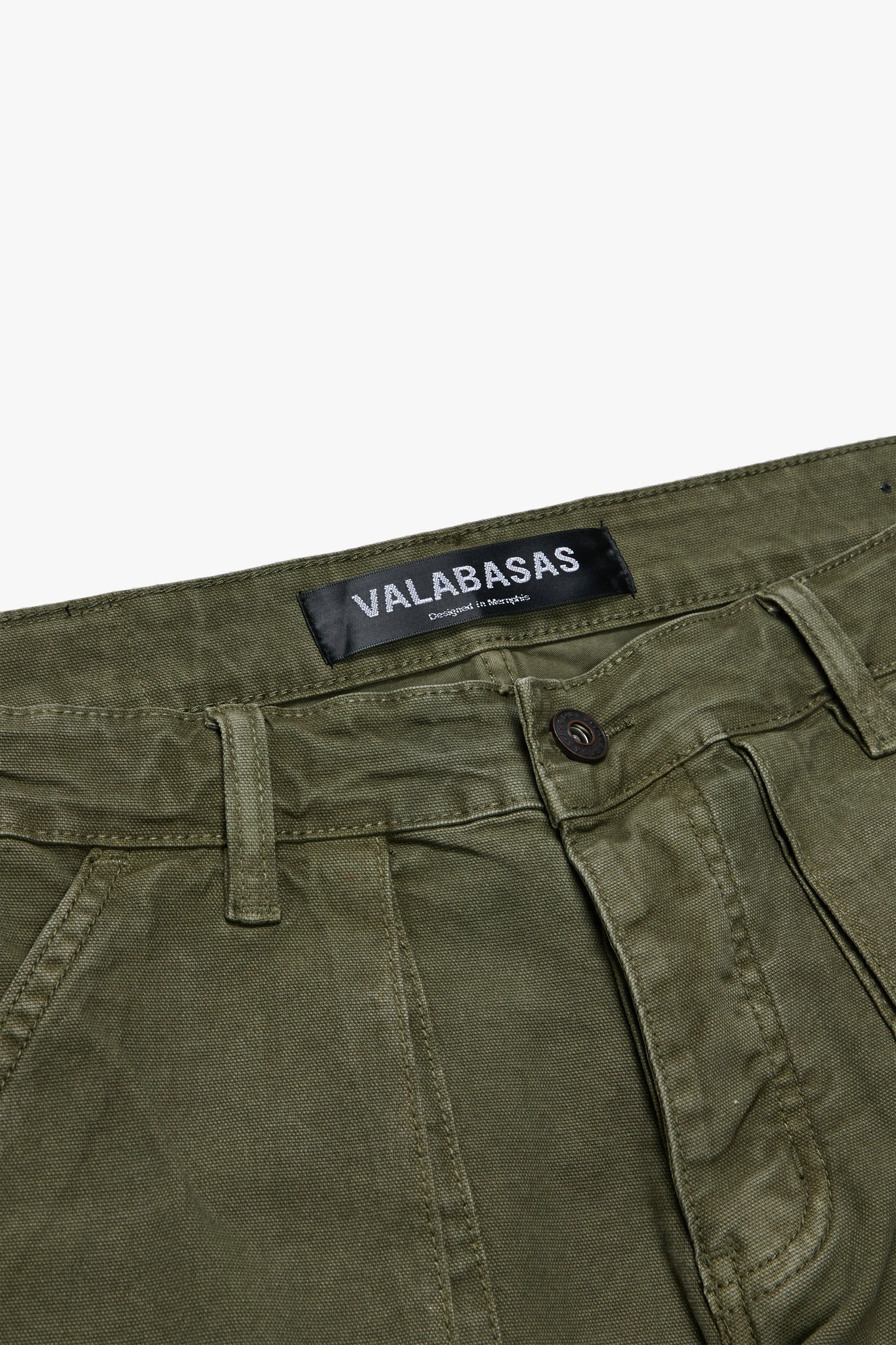 "RAM" SAGE GREEN BAGGY DENIM JEAN