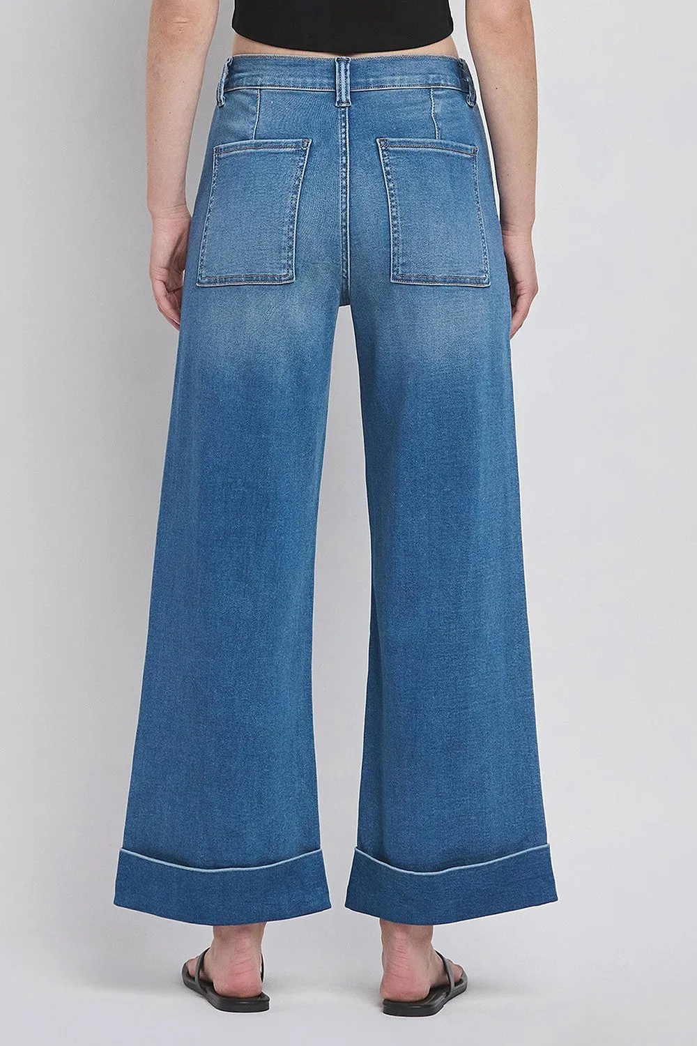 Radley High Double Cuffed Baggy Wide Leg