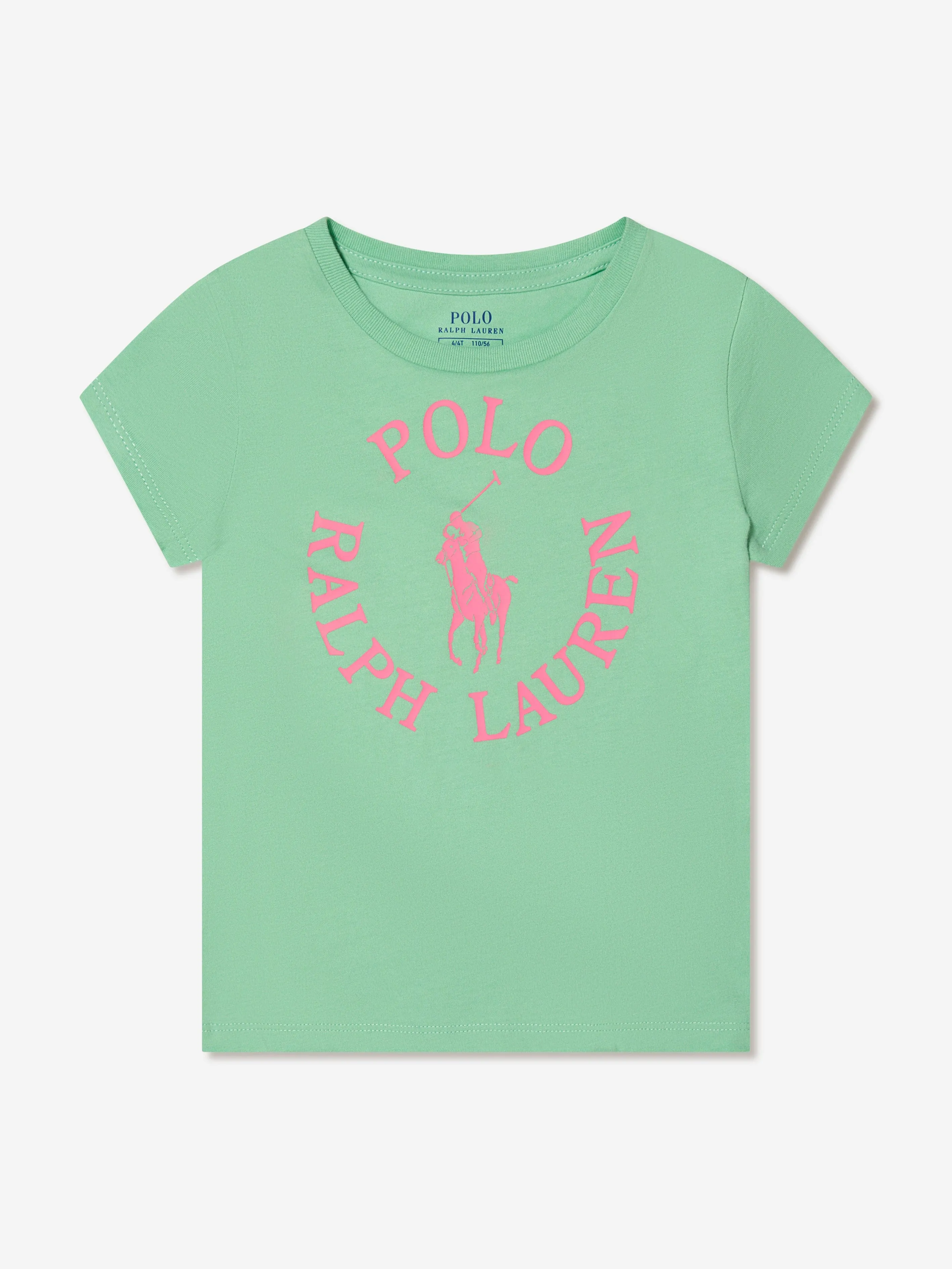 Ralph Lauren Girls Logo T-Shirt in Green