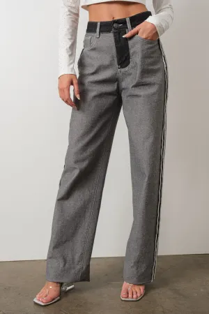 Reverse Denim Pants