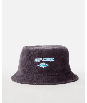 Rip Curl Diamond Cord Bucket Hat  - Washed Black
