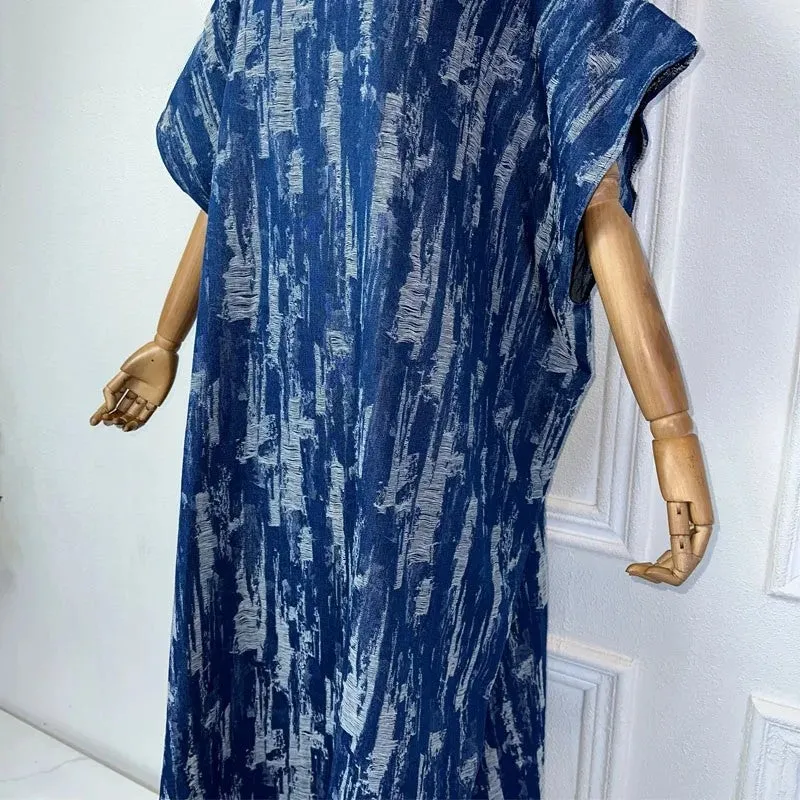 Riptide Denim Kaftan Dress