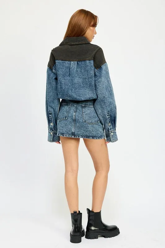 Saia Denim Dress
