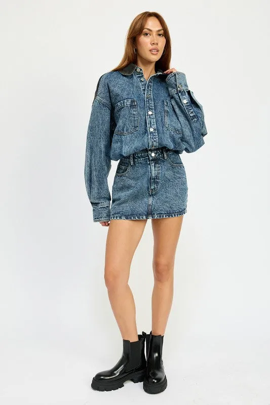 Saia Denim Dress