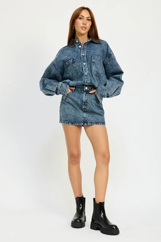Saia Denim Dress