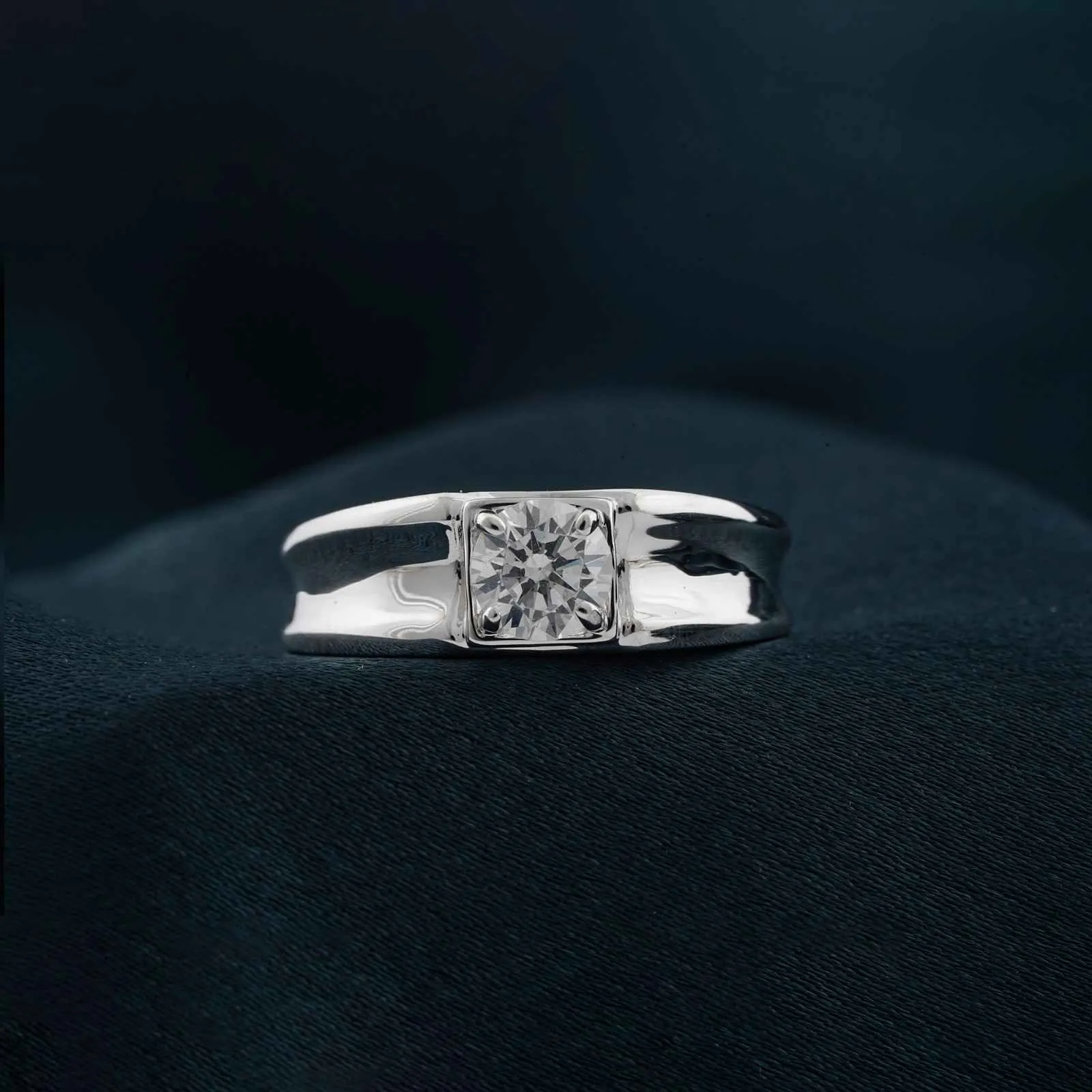 Silver Charming Band For Him