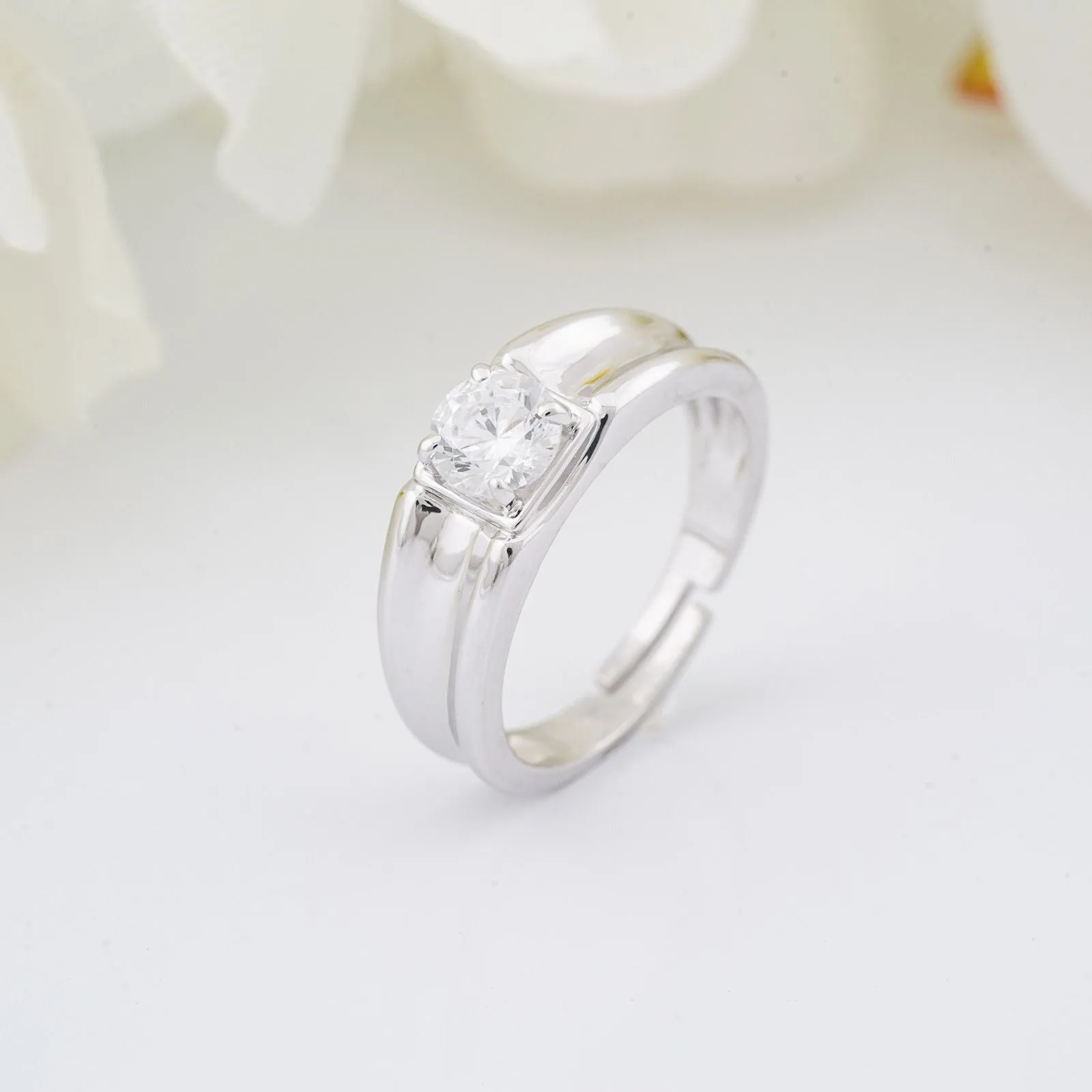 Silver Charming Band For Him