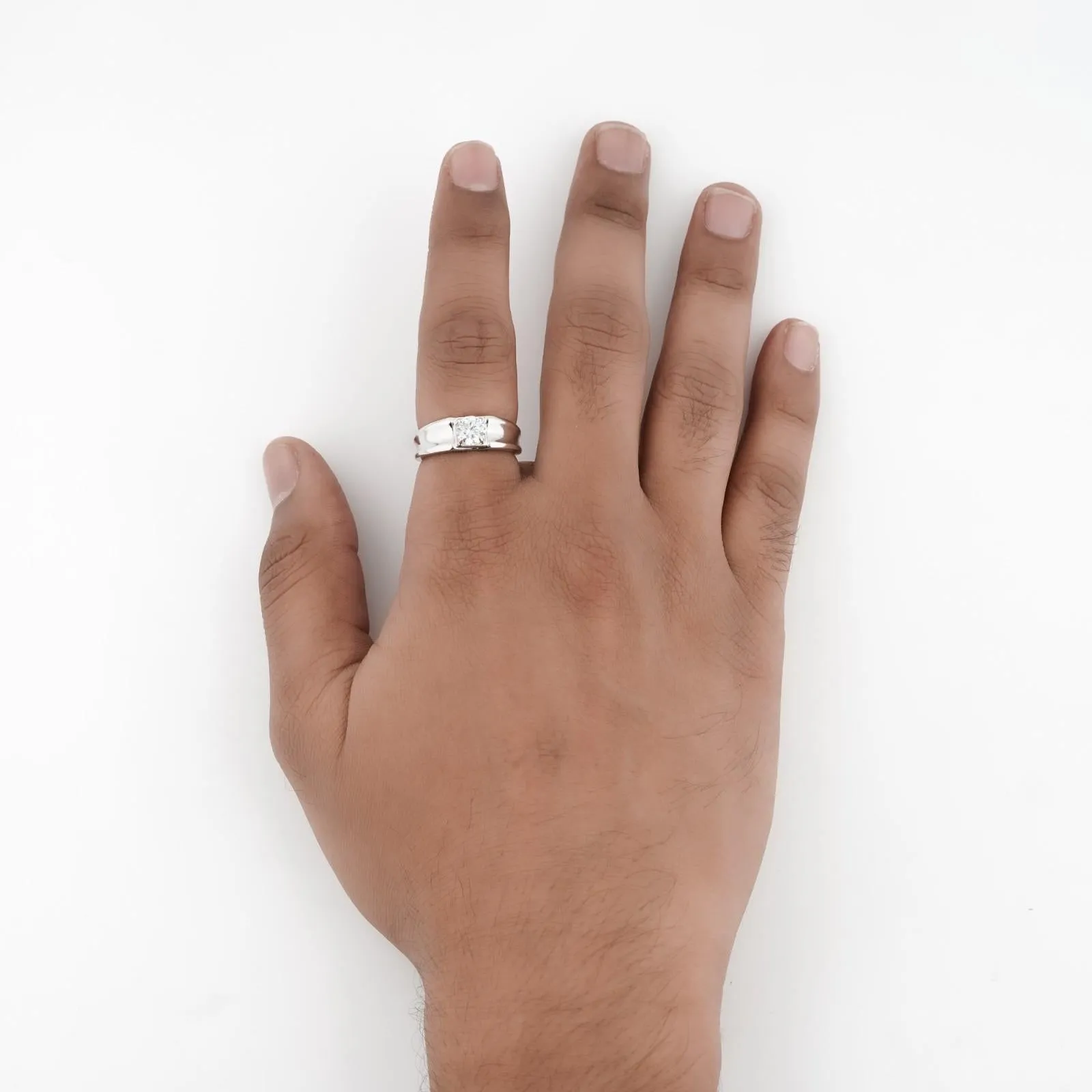 Silver Charming Band For Him