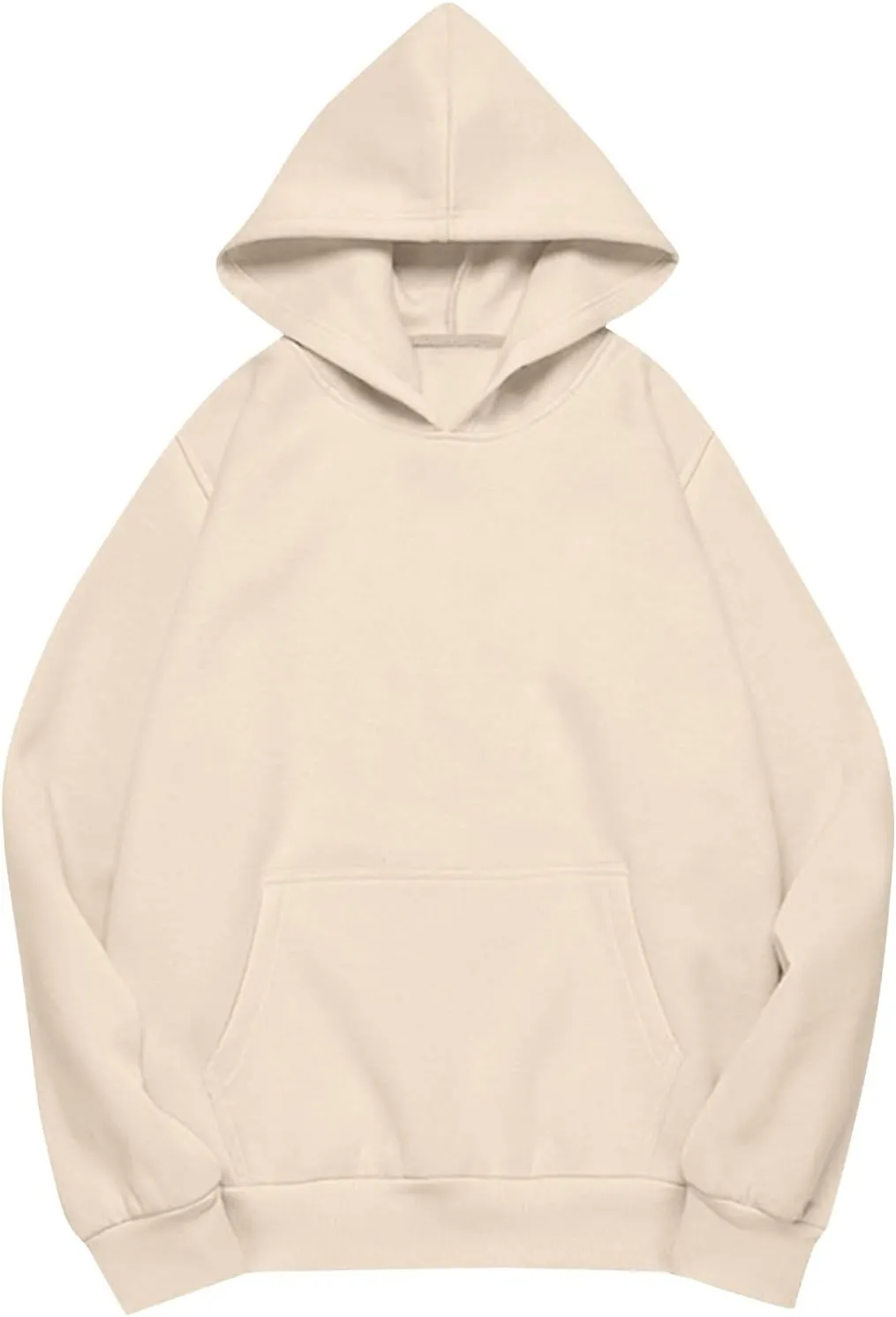 slqdgmryz Oversized Hoodies for Women Trendy Fleece Pullover Pockets Hooded Sweatshirts Preppy Plain Long Sleeve Y2k Hoodie