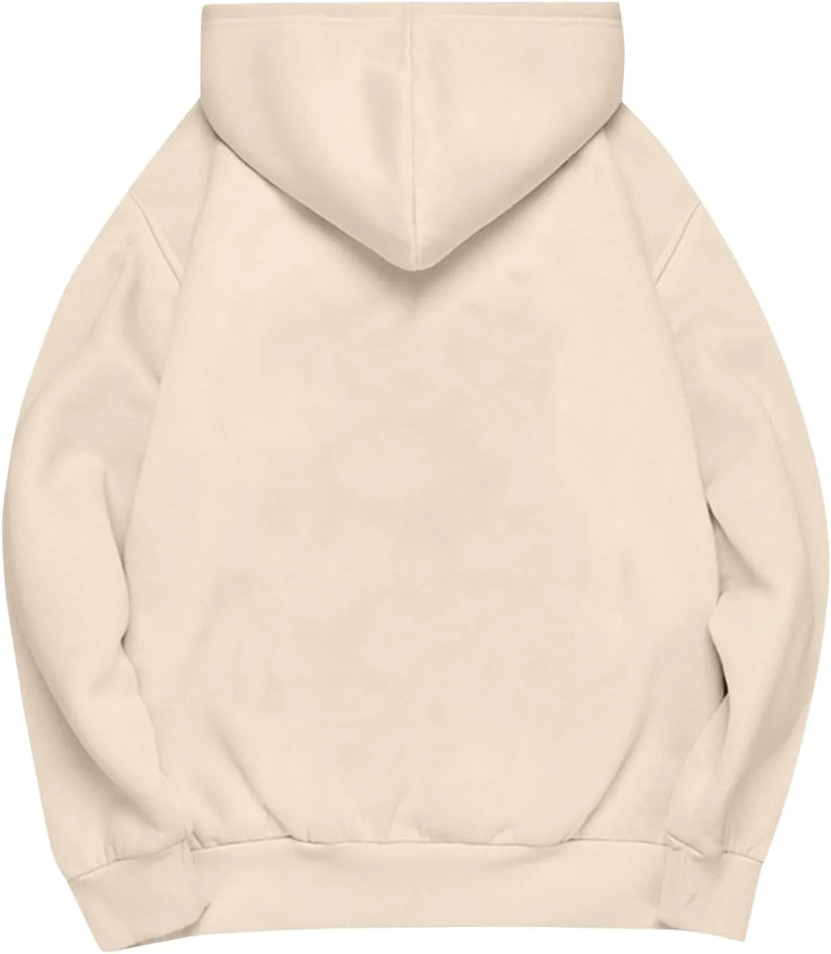 slqdgmryz Oversized Hoodies for Women Trendy Fleece Pullover Pockets Hooded Sweatshirts Preppy Plain Long Sleeve Y2k Hoodie