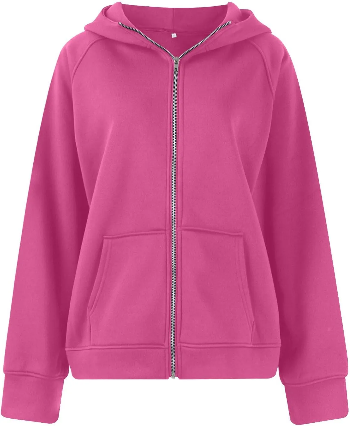 slqdgmryz Womens Zip Up Hoodies Winter Fleece Jacket Althletic Oversized Hooded Sweatshirt Plain Y2k Hoodie with Pockets