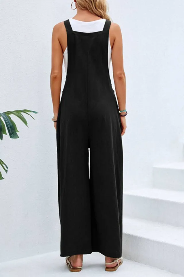 Solid Overalls (Black)